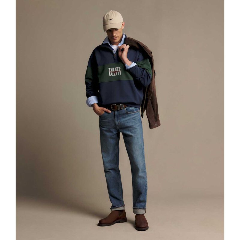 R.M. Williams Heritage Panel Quarter Zip image number 3